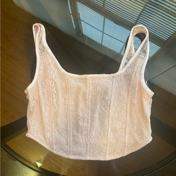 Beverly & Beck Lace Corset Tank Top - Picture 3 of 5